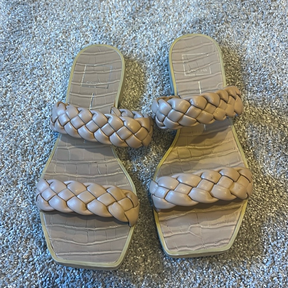 Dolce Vita Tan Braided Sandals